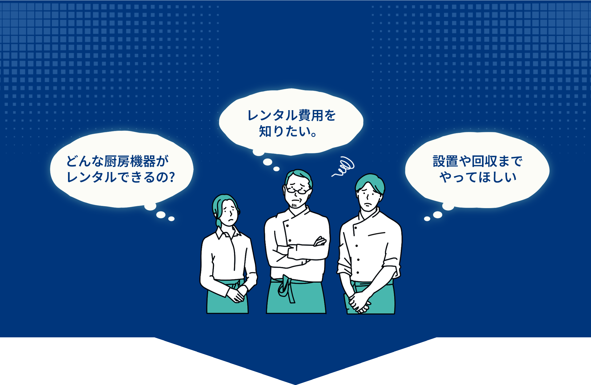 厨房機器 レンタルサービス