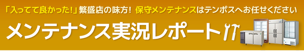 メンテナンス実況レポート