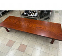 【中古】座卓 木目BR