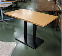 【中古】和風テーブル 薄茶
