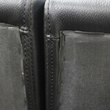 背中の張地の有無について