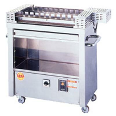 ヒゴグリラー ちくわ焼機単相200V TY-124 幅850×奥行400×高さ115 mm