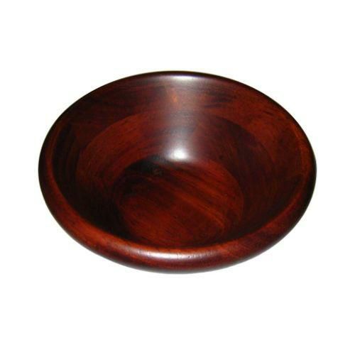 天然木サラダボウル こげ茶 15cm 32022