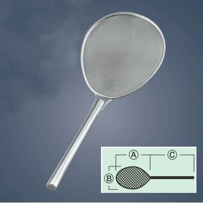 すくいあみ 18-8 パイプ柄 小判型 プロスイノウ 大