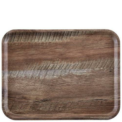 ウ゛ィンテージウッド調トレー 艶消しノンスリップ MA2028E88 ダークオーク