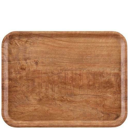 ヴィンテージウッド調トレー MA2028E90 ブラウンオリーブ