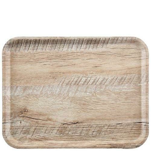 ウ゛ィンテージウッド調トレー 艶消しノンスリップ MA2435E86 ライトオーク