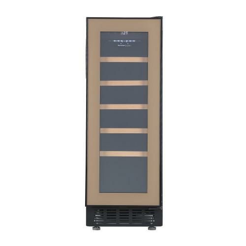 FJP-57GS(BN)【フォルスタージャパン】 ブラウン ワインセラー 20本収納 右開き 1温度タイプ ビルトイン可 幅295×奥行570×高さ820mm 