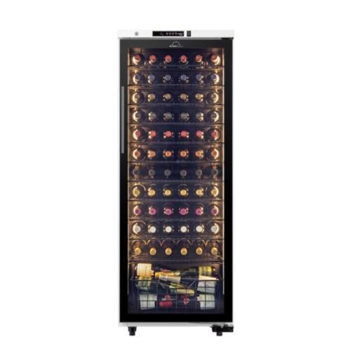 ST-209G(W)【フォルスタージャパン】ホワイト ロングフレッシュ 74本収納 右開き 傾斜ラック標準装備 日本製 2024年モデル 幅597×奥行600×高さ1573mm 