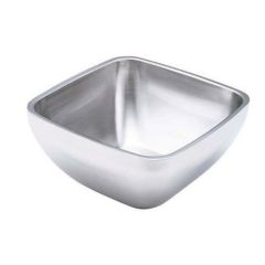 ステンレス 2重サラダボール 角 47674 【同梱グループA】