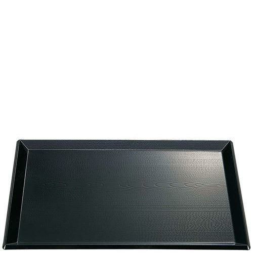 富士長手木目盆 新黒たたきNS 尺3