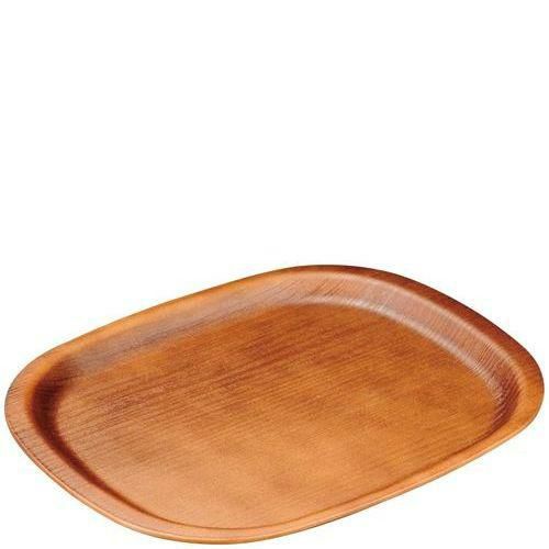 小判木目トレー 尺2寸 総ブラウン 1101466