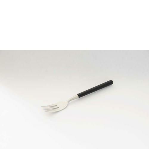 18-8 エデン ケーキフォーク 黒