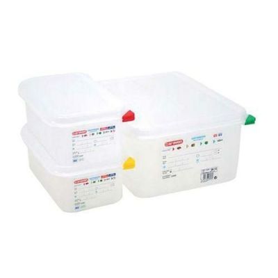 食品保存コンテナー 【アラベン 密封カバー付食品保存コンテナー GN1/6 65mm 3023】 araven 3023 幅176 奥行162 深さ:65 【グループA】