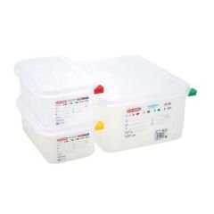 食品保存コンテナー 【アラベン 密封カバー付食品保存コンテナー GN1/6 65mm 3023】 araven 3023 幅176 奥行162 深さ:65 【グループA】