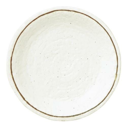 粉引ライン 石目5.0皿