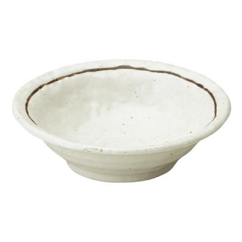 粉引ライン 石目4.0鉢