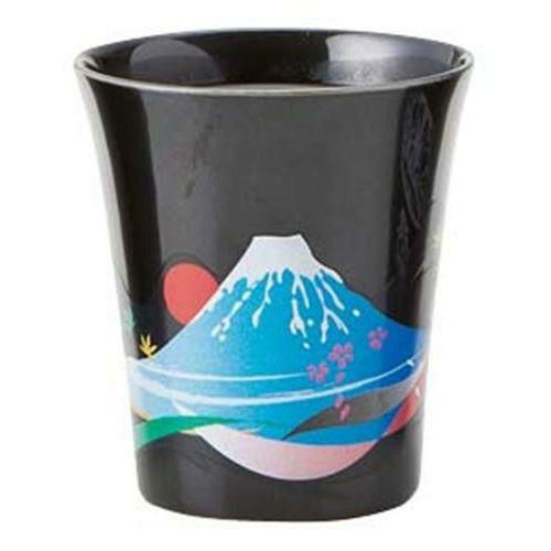 温感黒カップ 富士山 中 B52－20