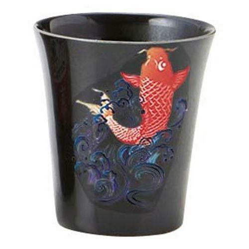 温感黒カップ 天昇鯉 中 B52－24