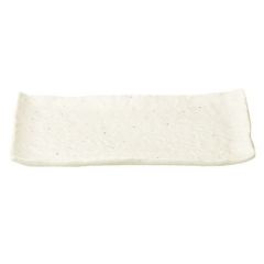 新粉引 石目8.0長角皿