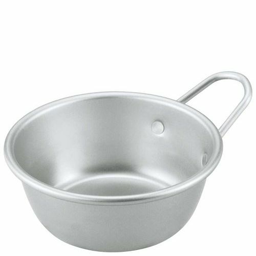 アルマイト マッコリカップ 手付 11cm シルバー