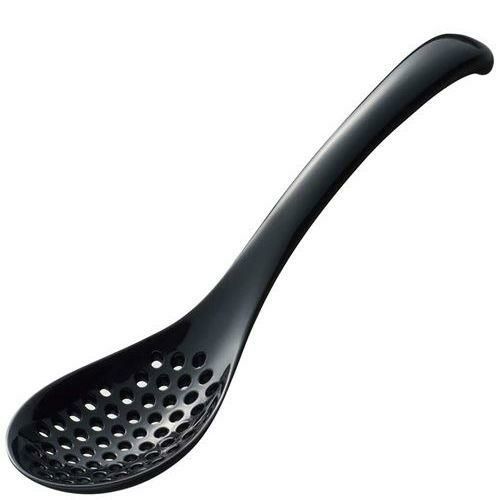いろいろ使える便利な穴あきレンゲ 小 ブラック GM－4097