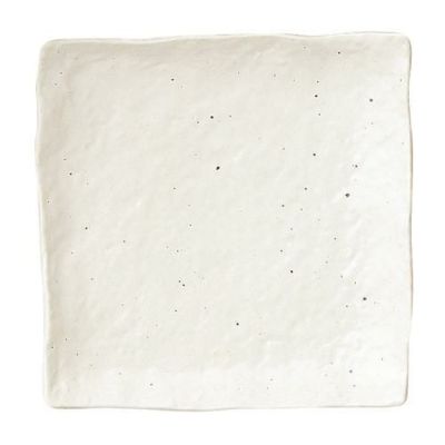 新粉引 石目6.0正角皿