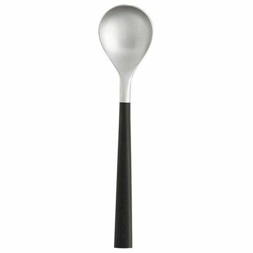 柳宗理 ＃2250 黒柄カトラリー デザートスプーン(12150601－0145)