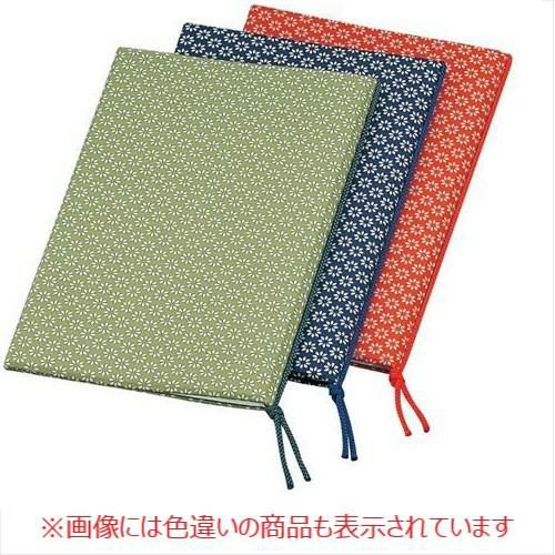 えいむ 布地 花柄 メニュー 華-102 中 紺/B5サイズ