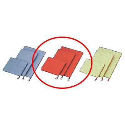 えいむ 布地 和風 メニュー つむぎ-102 中 エンジ/B5サイズ