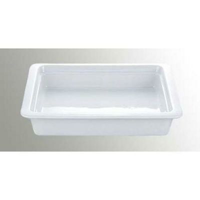 CH ガストロノーム ディッシュ ホワイト 1/2 H25mm