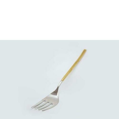 18－10 アバンギャルド サラダサービングフォーク ゴールド