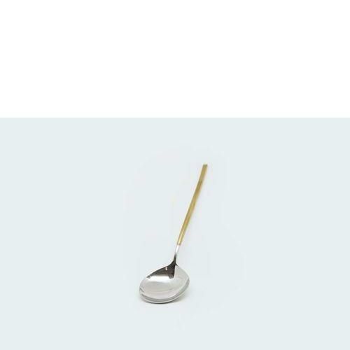 18－10 アバンギャルド ブイヨンスープスプーン ゴールド