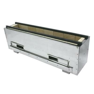 コンロ 耐火レンガ木炭コンロ(組立式)NST-6022 幅600×奥行225×高さ300mm