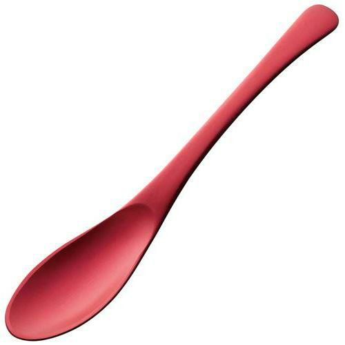アルミ デザートスプーン アルマイト レッド加工(1個箱)