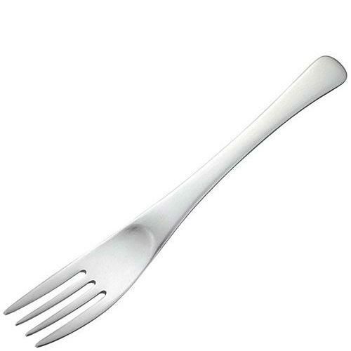 アルミ デザートフォーク アルマイト シルバー加工(1個箱)