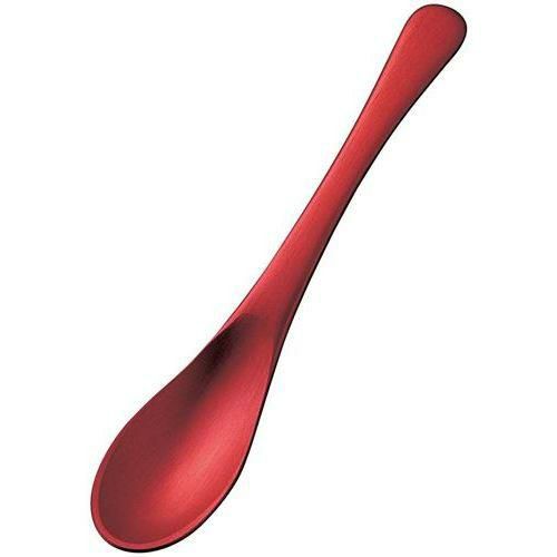 アルミ ティースプーン アルマイト レッド加工(1個箱)