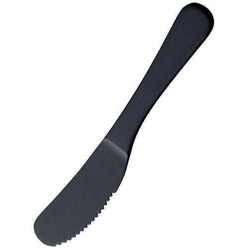 アルミ バターナイフ アルマイト ブラック加工(1個箱)