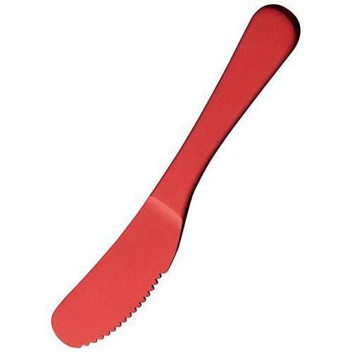 アルミ バターナイフ アルマイト レッド加工(1個箱)