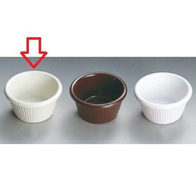 ジェスナー ラメキン ストライプ (メラミン) 0382A ボーン 2oz GESSNER