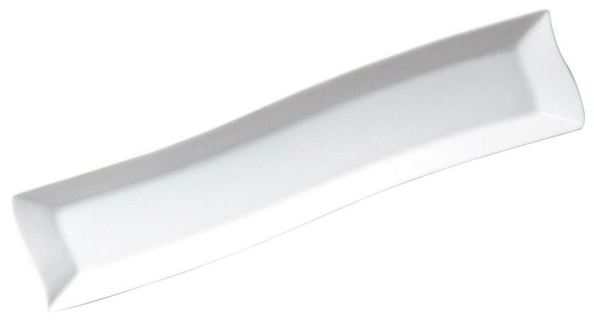 36cm細長角皿波形