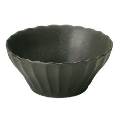 かすみ 黒 10cm浅ボウル