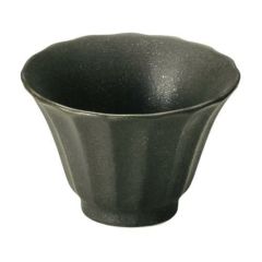 かすみ 黒 8cm深小鉢