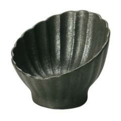 かすみ 黒 7cm斜め小鉢