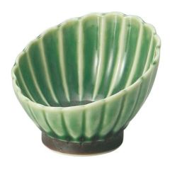 かすみ 緑 7cm斜め小鉢