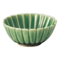 かすみ 緑 7cm楕円小鉢