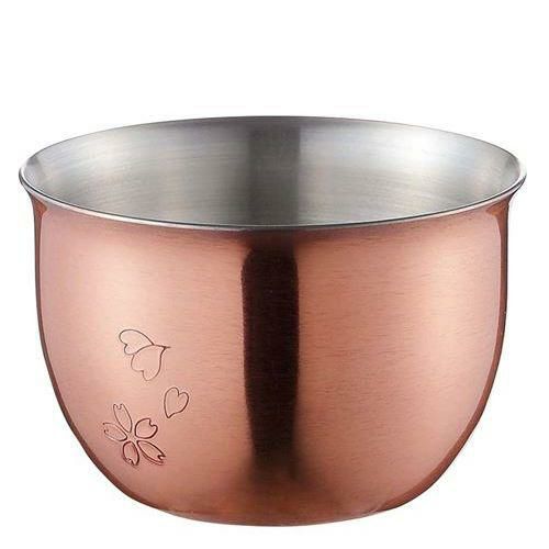 華 ぐいのみ 花銅ミラー 90ml No.2440