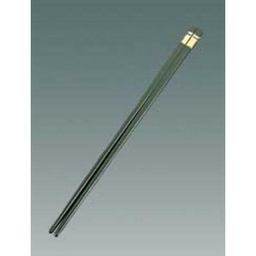 リサイクル箸 金ホットスタンプ 25cm 緑