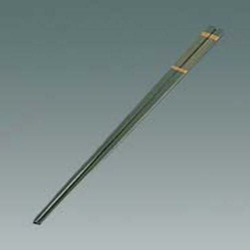 リサイクル箸 金ライン 25cm 白