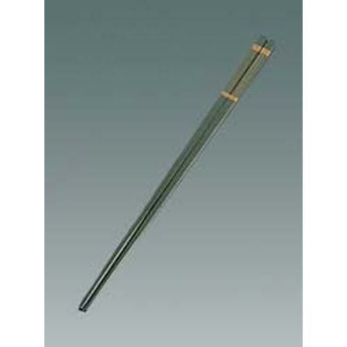 リサイクル箸 金ライン 25cm 黒